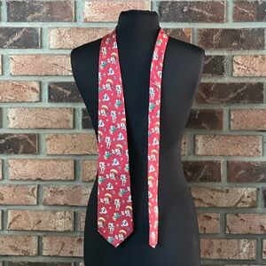 417 by Van Heusen Santa Necktie